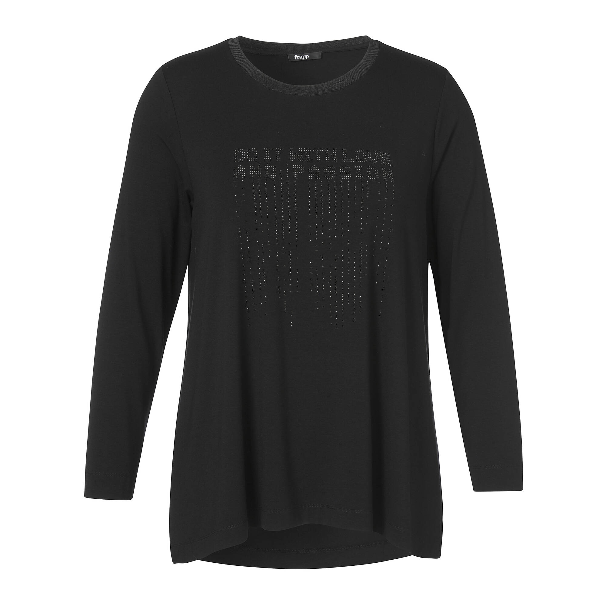 Bild von Dezentes Langarmshirt mit Glitzersteinen