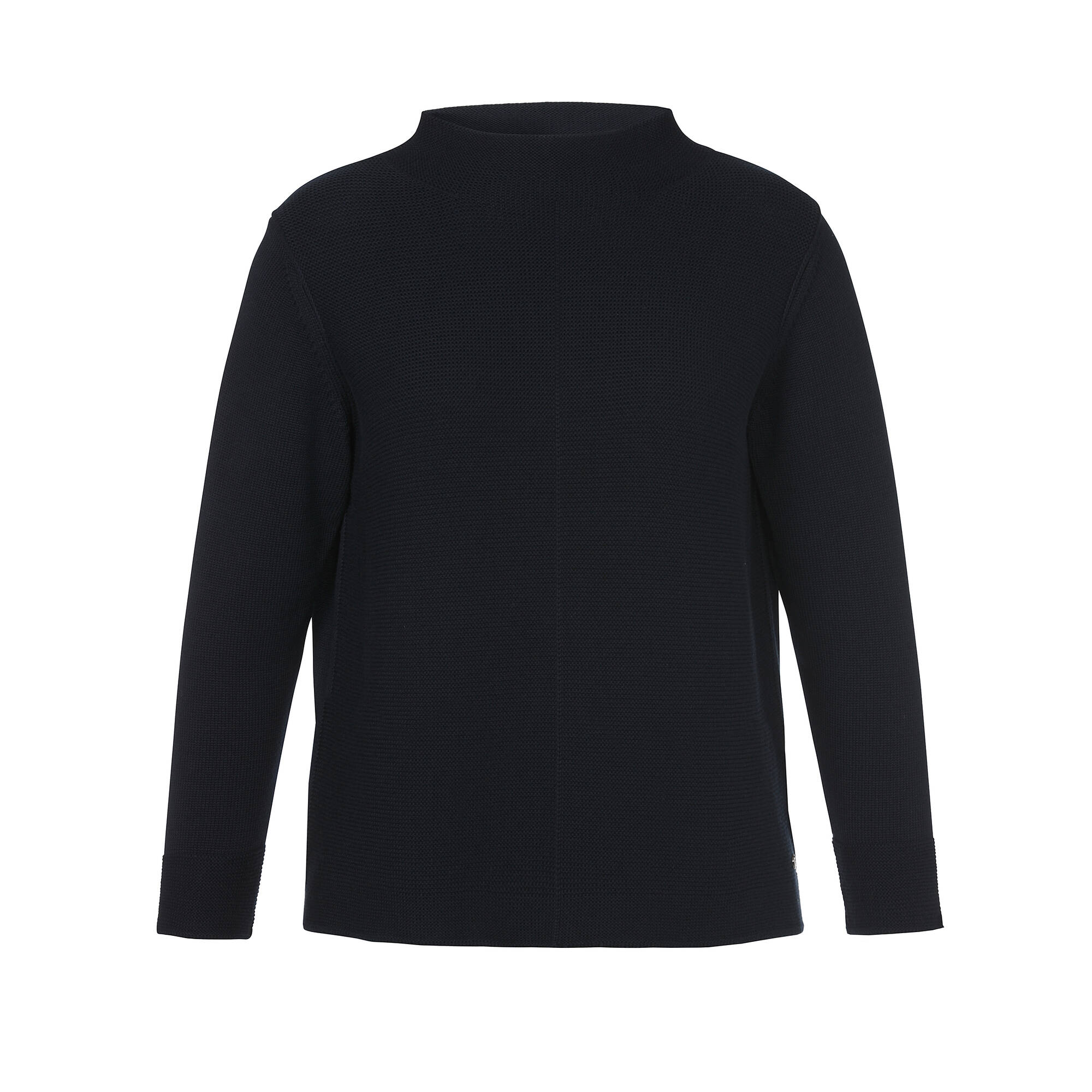 Bild von Schlichter Stehkragenpullover in unifarbenem Stil