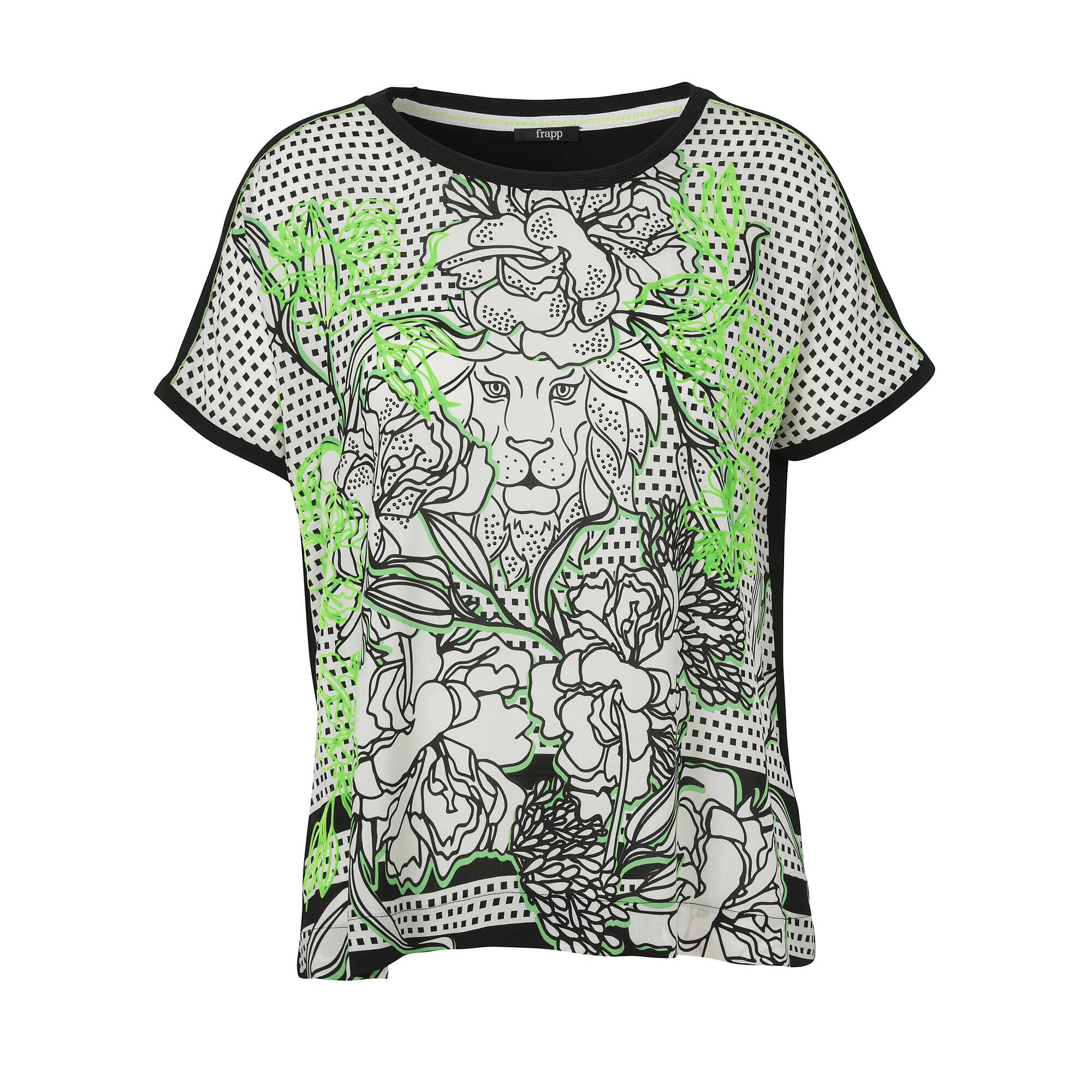 Bild von Moderne Shirtbluse mit Allovermuster