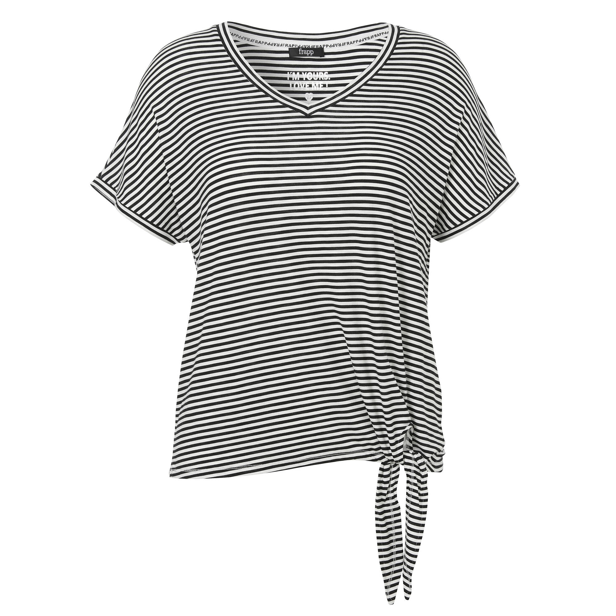 Bild von Gestreiftes Shirt mit Knoten am Saum