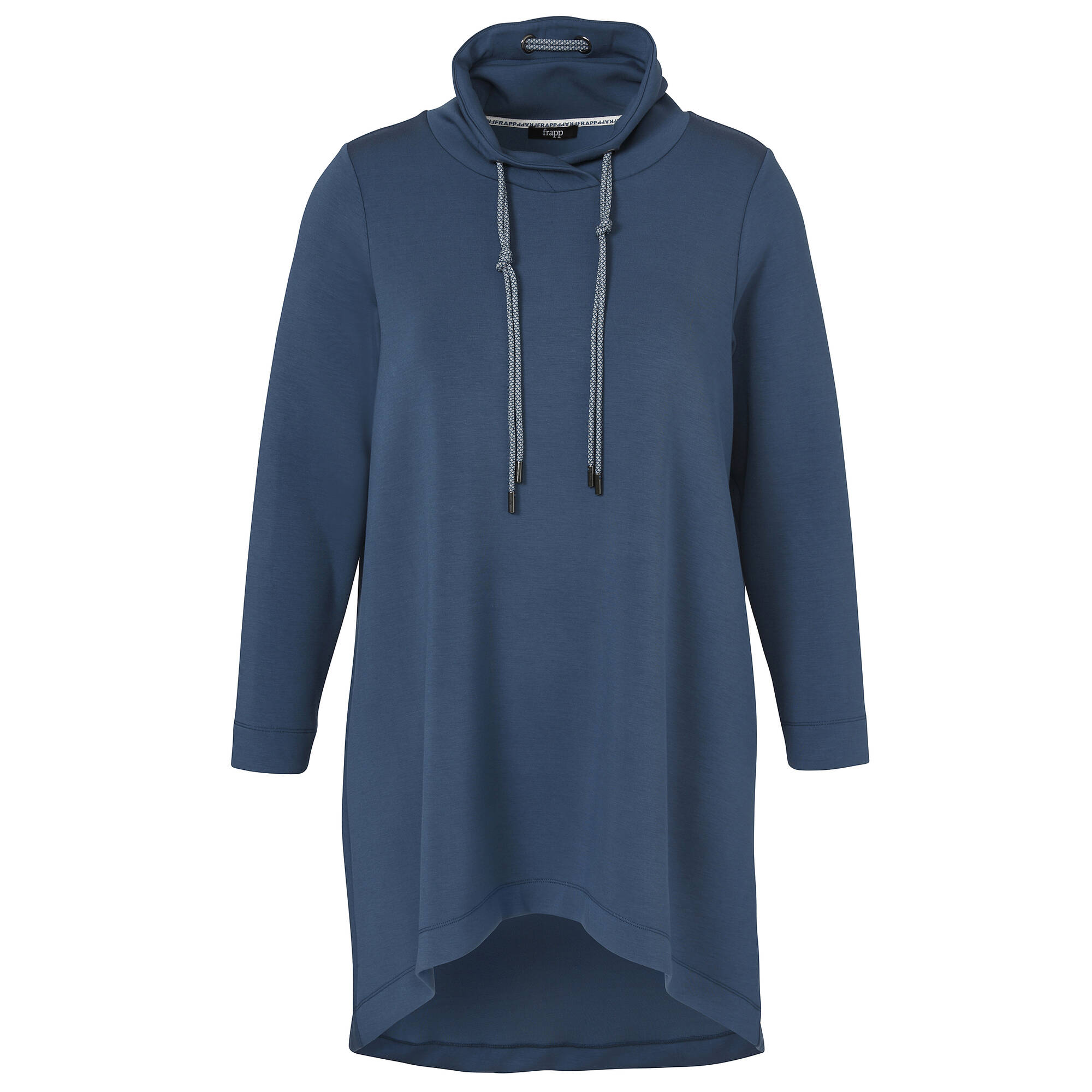 Bild von Lang geschnittenes Sweatshirt mit Kragen