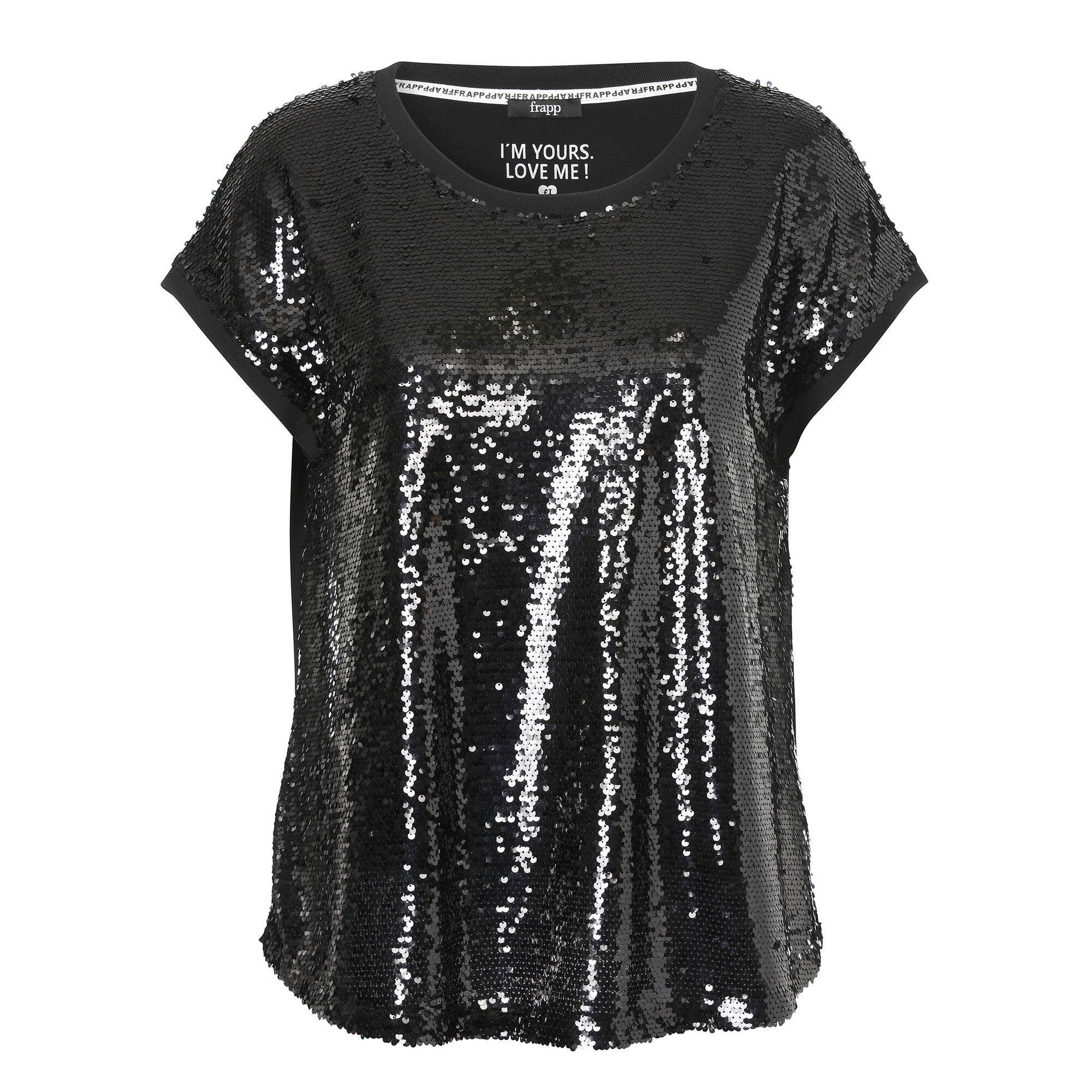 Bild von Feines Shirt mit Pailletten Front