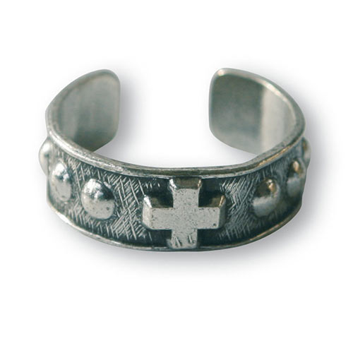 Bild von Metall-Rosenkranzring (1 Stück)