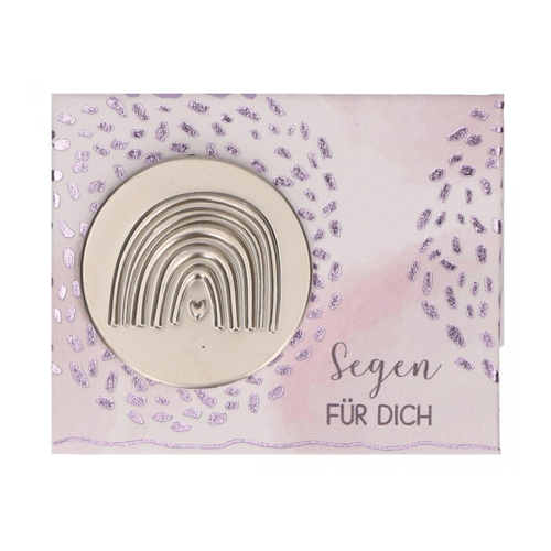 Bild von Regenbogen-Plakette - Segen für dich (1 Stück)