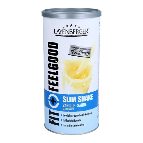 Bild von Fit+Feelgood Mahlzeitersatz SLIM - 396g - Vanille-Sahne