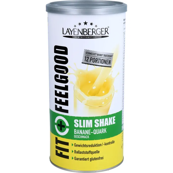 Bild von Layenberger Fit+Feelgood Slim Shake Banane-Quark 396g - Unterstützend bei einer Diät