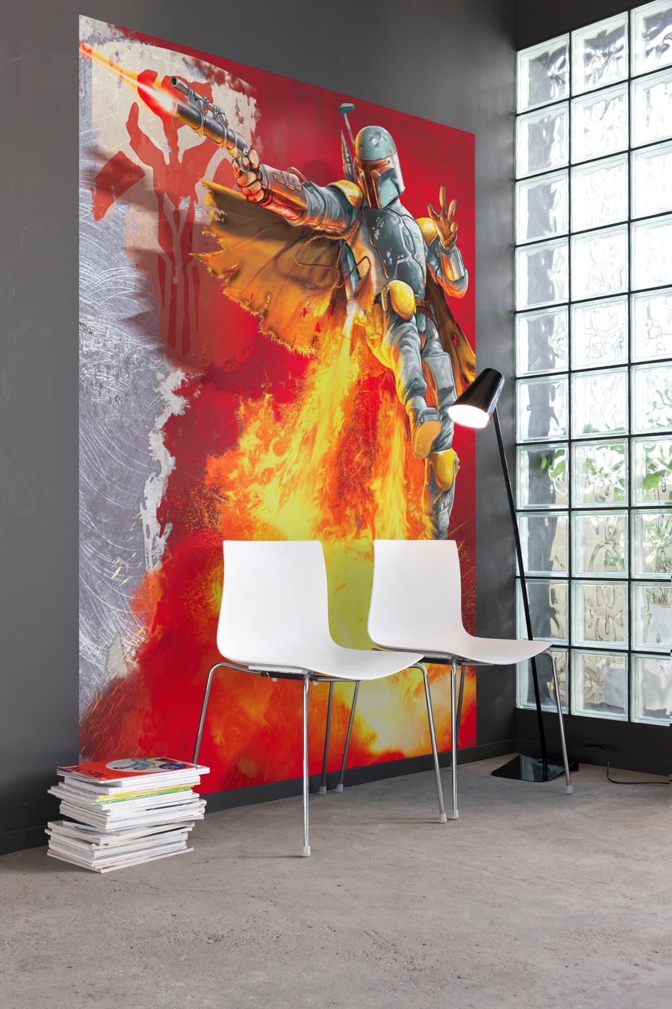 Bild von Komar Fototapete STAR WARS Boba Fett - Größe 184 x 254 cm, glatt, bedruckt, Kinderzimmer