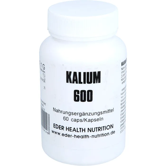 Bild von Kalium 600 Kapseln - Bei Kaliummangel