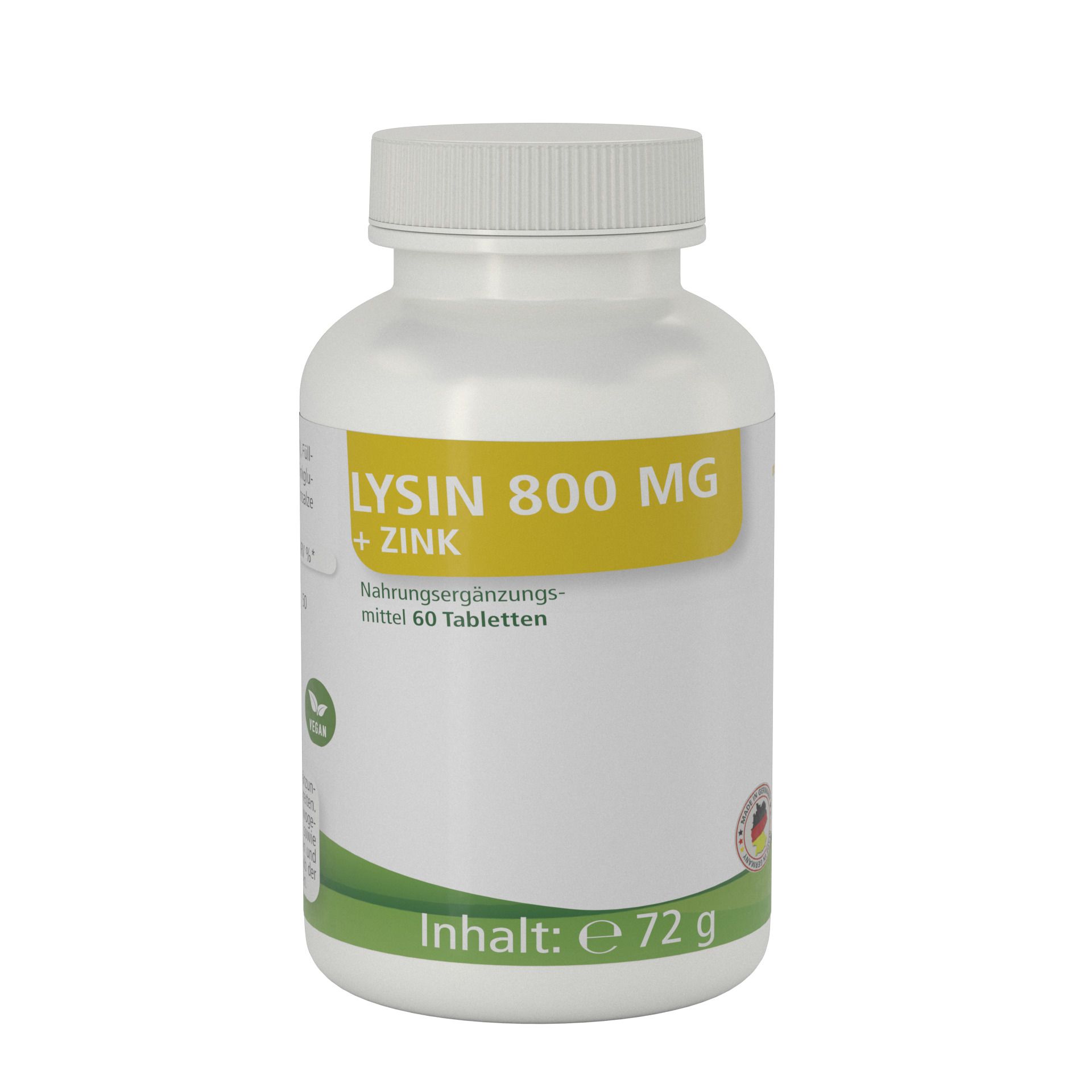 Bild von Eder Health Nutrition Lysin 800 mg + Zink