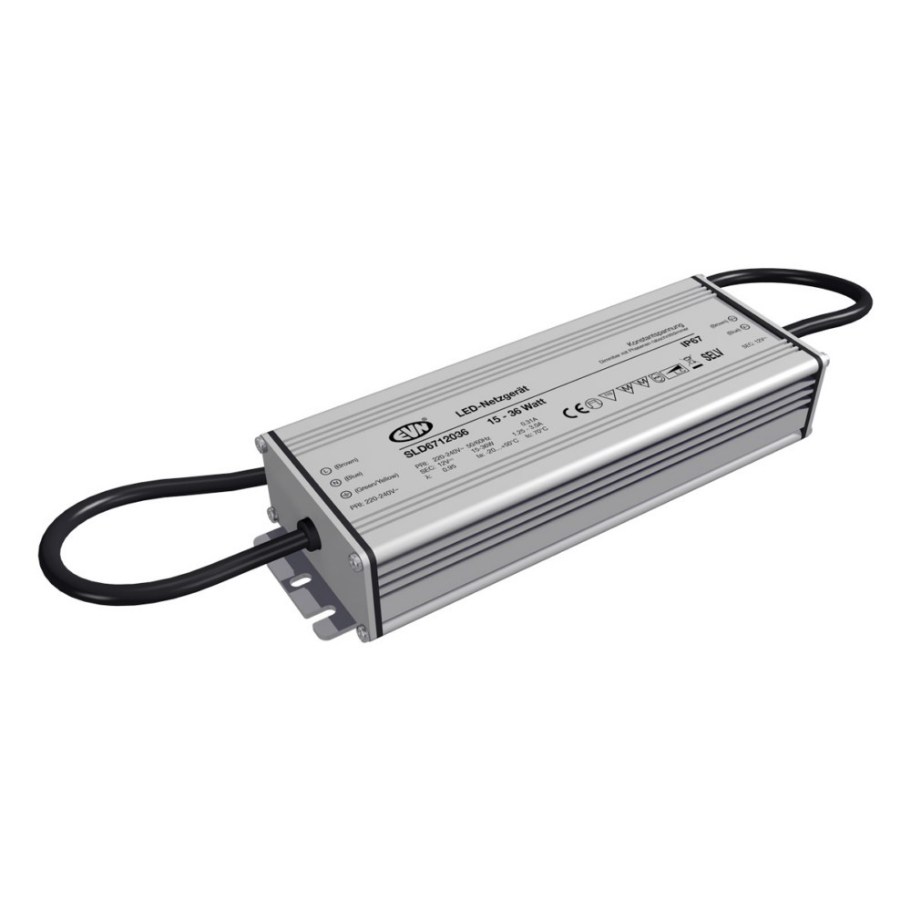 Bild von EVN SLD6712036 LED-Trafo Konstantspannung 24 V/DC dimmbar 1St.