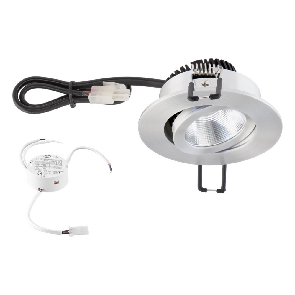Bild von EVN PC20D61402 LED-Einbauleuchte LED LED fest eingebaut 6W Aluminium