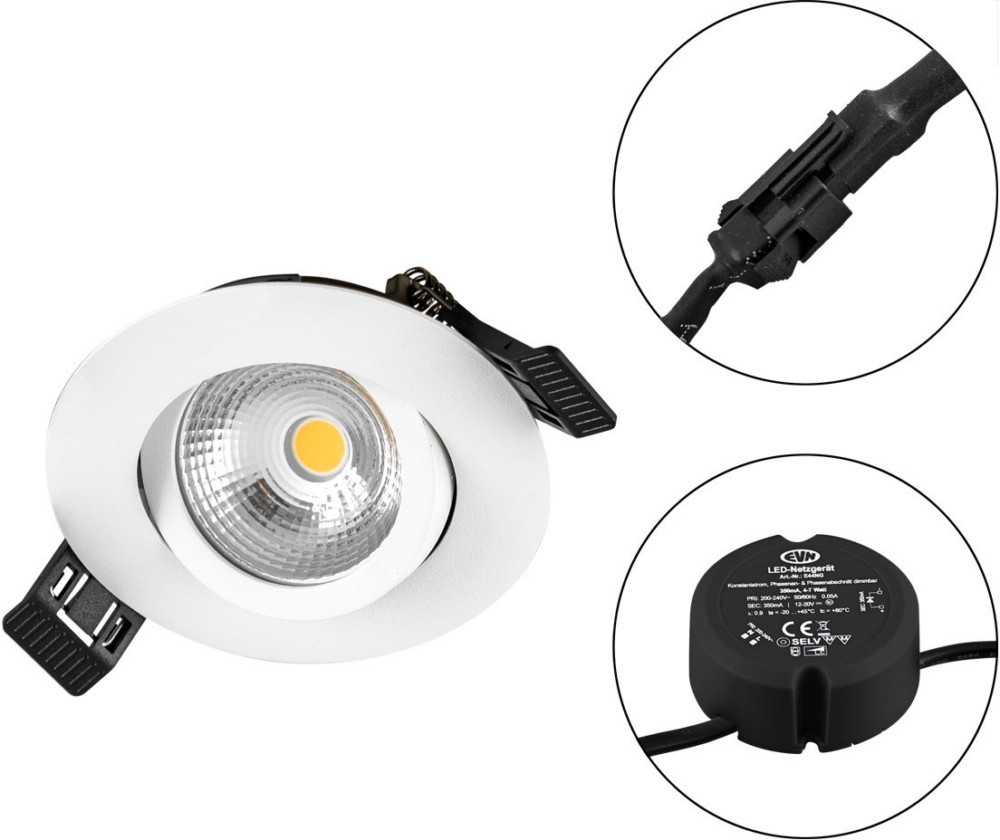 Bild von EVN-Lichttechnik, Wandleuchte + Deckenleuchte, LED-Einbauleuchte