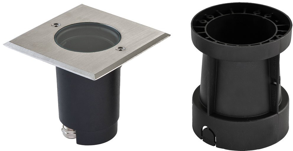 Bild von EVN-Lichttechnik, Gartenbeleuchtung, Bodeneinbauleuchte IP67 V2A 679435 GU10 max.35W schwenkb. 3,5t 120x120mm (GU10, IP67)