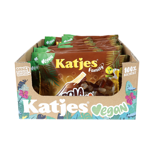 Bild von Katjes Family Fruchtgummi Cola Playa 250 g, 22er Pack - Ein fruchtiger Genuss für große und kleine Fans