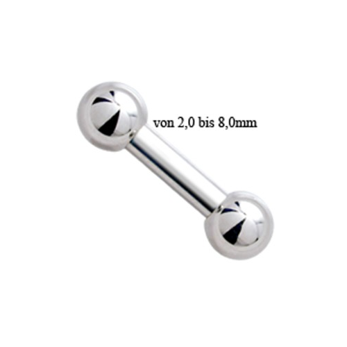 Bild von 316L Barbell Hantel 4.0 x 19mm – Der ideale Begleiter für Ihr Fitnessprogramm
