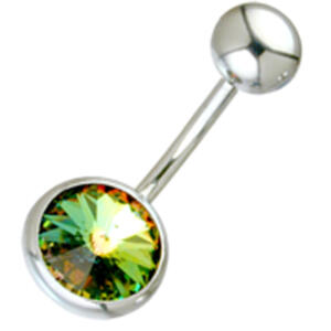 Bild von 316L Bauchnabel Maxi-Körperschmuck 1,6 x 10mm New Cut, rosefarben