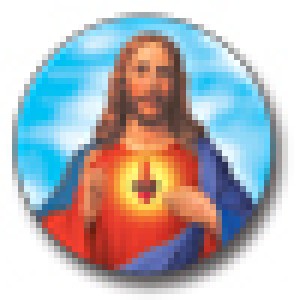 Bild von 316L Chirurgenstahl Box Plug mit Motiv, 6mm,JESUS