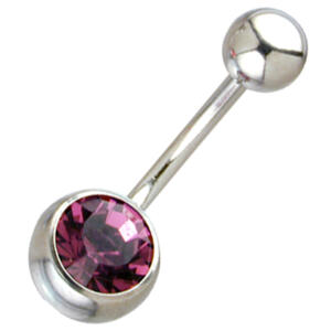 Bild von Titan Stab gebogen,1,6x8mm, hp/light amethyst