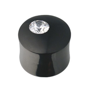 Bild von Organix Plug mit klarem Kristall, 20mm Durchmesser