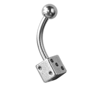 Bild von 316L Gebogener Stab mit Würfel-Aufsätzen 1.6x6mm