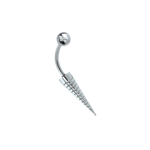 Bild von 316L Step Spiked Mini gebogener Stab 1,6x12mm