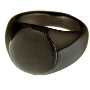 Bild von Siegelring Edelstahl, runde Fläche, Innendurchmesser 16.5mm