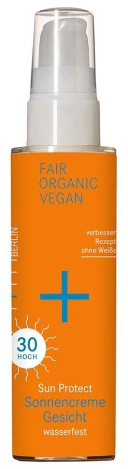 Bild von i+m® Sun Protect LSF 30 · Wasserfeste BIO Sonnencreme für das Gesicht · Mit Aloe Vera, Schmetterlingsflieder & Vitamin E · Mineralischer UV Schutz · Vegan, Naturkosmetik · 50 ml