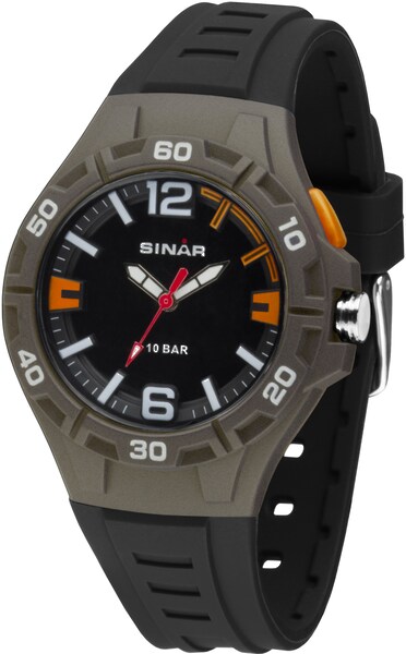 Bild von SINAR Quarzuhr »XB-37-5«, Armbanduhr, Herrenuhr, Leuchtzeiger