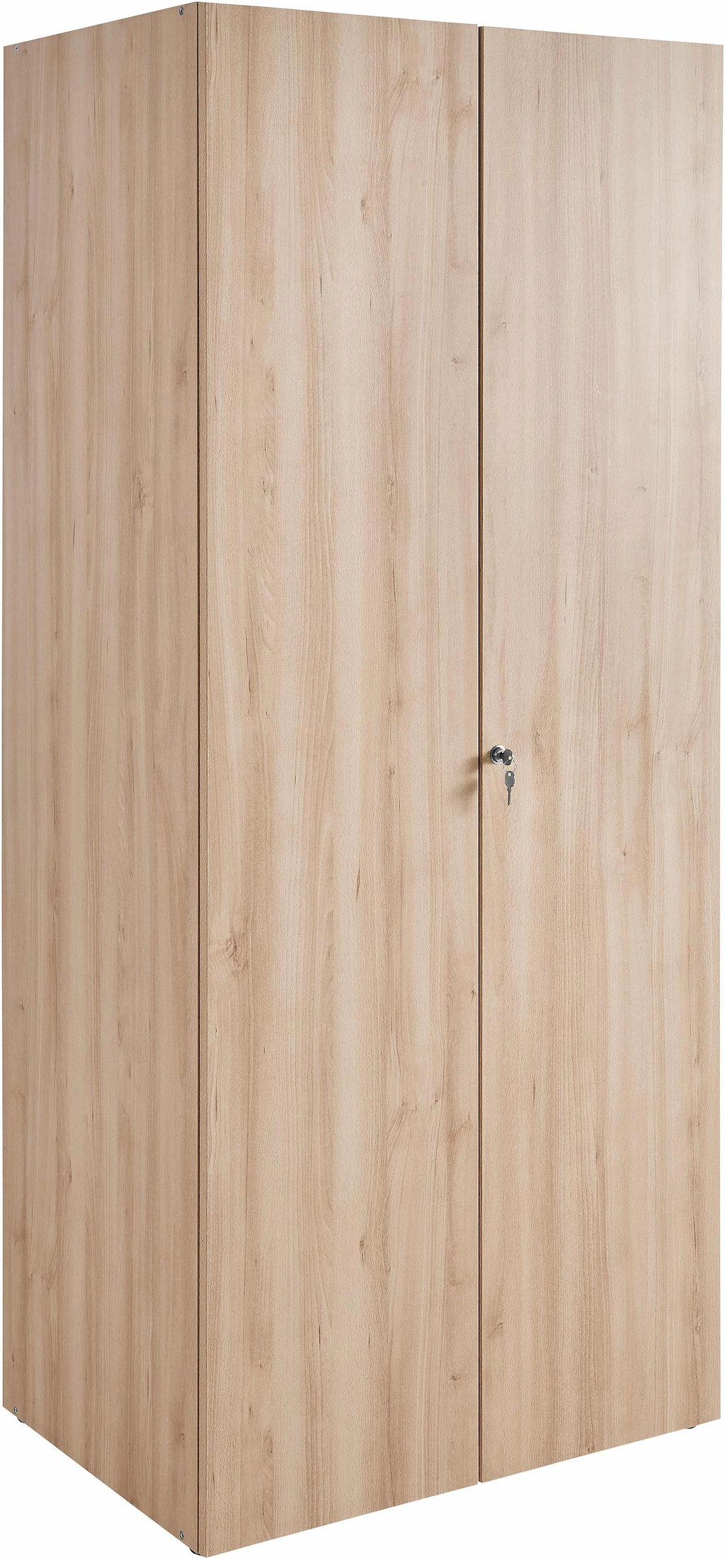 Bild von Drehtürenschrank ¦ holzfarben ¦ Maße (cm): B: 80 H: 185 T: 54 Schränke > Kleiderschränke > Drehtürenschränke - Möbel Kraft