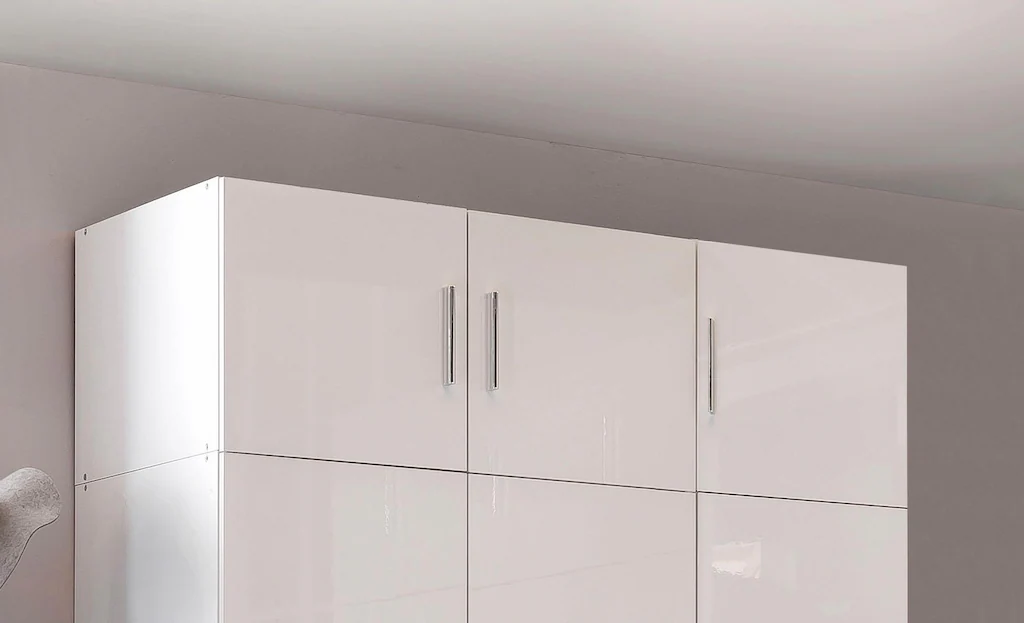 Bild von Kleiderschrank-Aufsatz Malta - weiß - 45 cm - 40 cm - 54 cm - Sconto