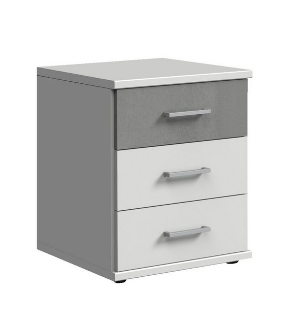 Bild von Wimex Kommode in Weiß mit 3 Schubladen (B/H/T: 46x58x40 cm)