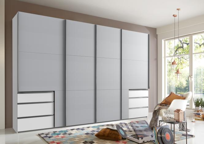 Bild von Schwebetürenschrank 4trg inkl. Syncro-Technik LEVEL36 A von WIMEX Hellgrau