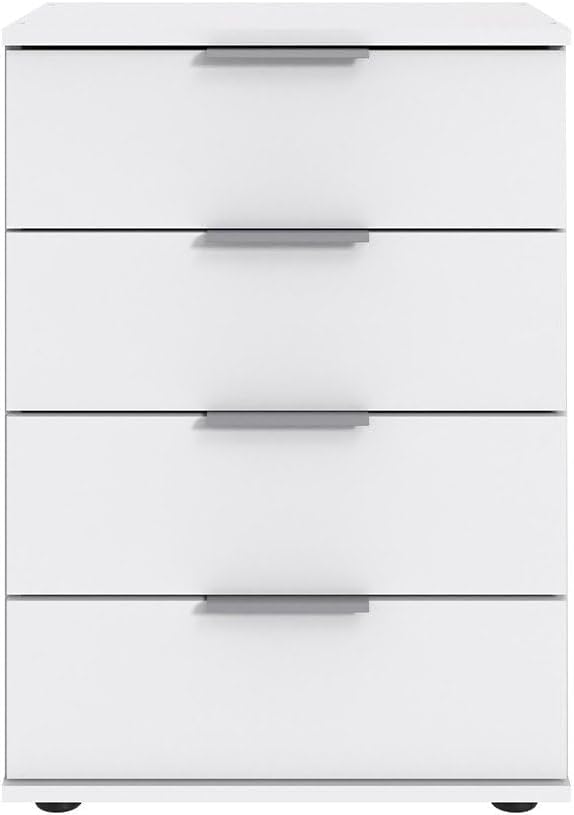 Bild von Wimex Nachtkommode in Plankeneiche mit 4 Schubladen (BxHxT: 52x74x38 cm)