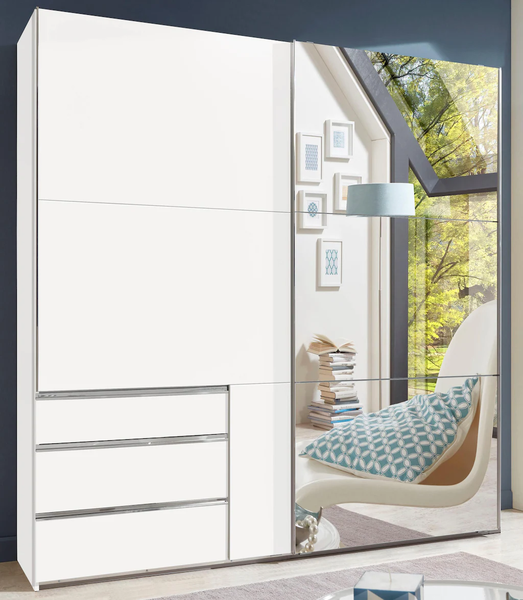 Bild von Wimex Schwebetürenschrank "Level by fresh to go", jeweils mit einer Spiegeltür