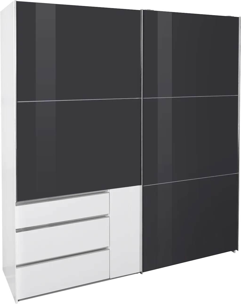 Bild von Wimex Schwebetürenschrank "Level by fresh to go", mit Glastüren