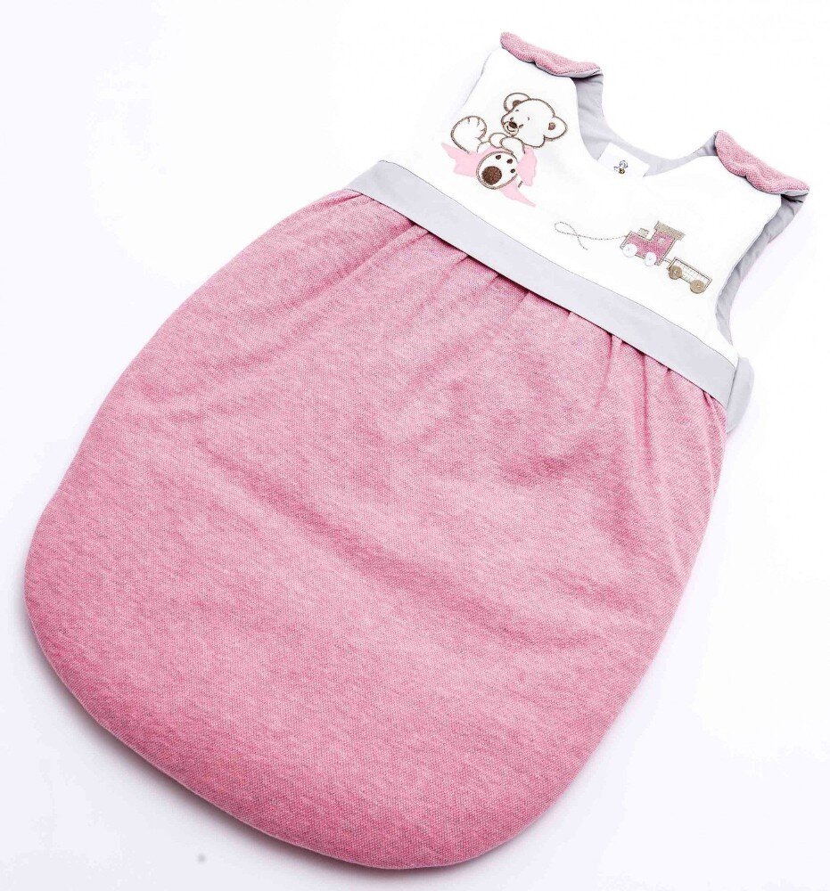 Bild von Be Be's Collection 417-30 Winter-Schlafsack wattiert Oskar rosa 70cm