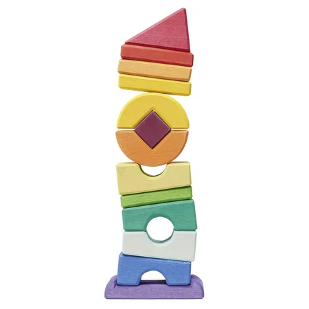 Bild von Glückskäfer Schiefer Turm Stapelturm