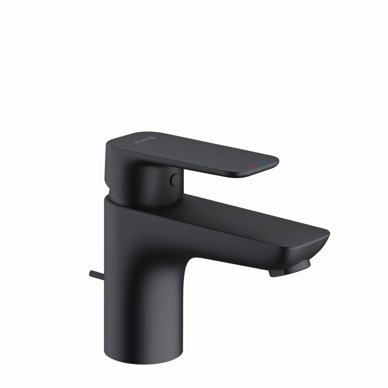 Bild von Kludi PURE & STYLE Waschtisch-EHM 75 m. Metallablaufg. schwarzmatt, 403823975 403823975