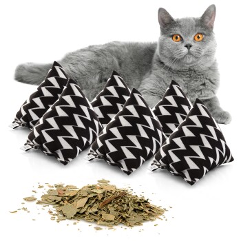 Bild von Canadian Cat Company Catnipspielzeug 6x Schmusepyramide Zig-Zag