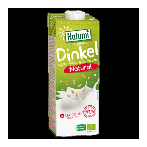 Bild von Natumi Bio Dinkel Drink Natur (1 Liter) – Erfrischender Genuss aus hochwertigem Dinkel