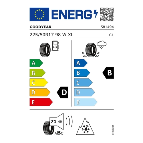 Bild von 215/60R17*V VECTOR 4SEASONS G3 100V XL