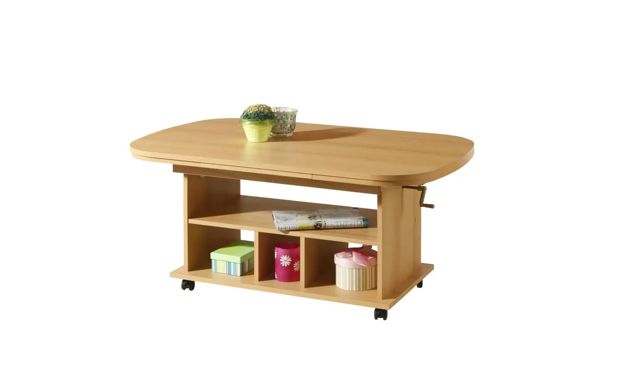 Bild von Funktionscouchtisch  Pantelleria ¦ holzfarben ¦ Maße (cm): B: 67 H: 63 T: 67 Tische > Couchtische > Couchtische andere Formen - Höffner