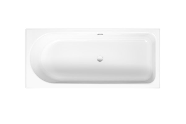 Bild von Bette Badewanne Ocean Low-Line 180x80 cm, 8838-, Überlauf hinten, Weiss, Farbe: Weiß mit BetteGlasur Plus - 8838-000Plus
