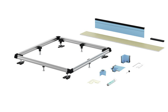 Bild von BetteFloor Einbausystem UNIVERSAL, Verstellbereich 75-215mm, 85x70cm, B50-6023