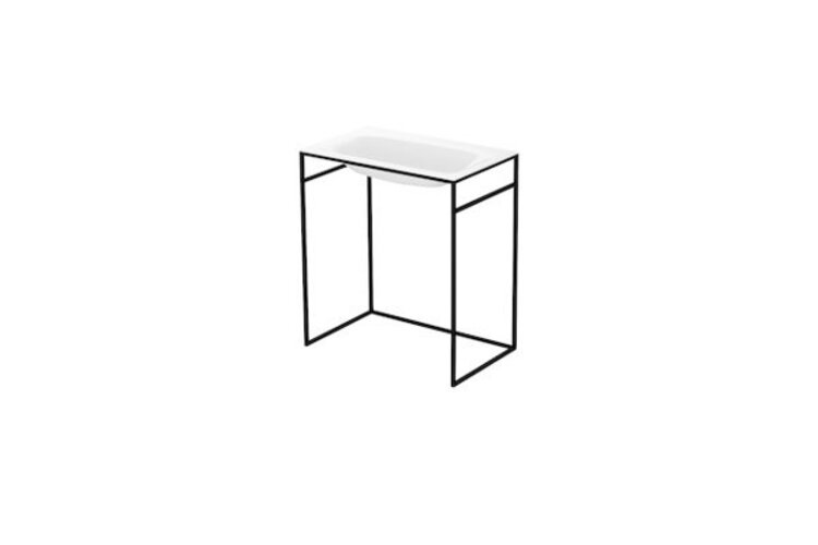 Bild von Bette Lux Shape Waschtisch-Gestell für Einbau-Waschtisch, Q012 1000x495x890mm, Farbe: Sky Feinstruktur matt - Q012-816