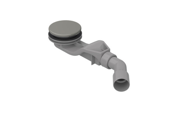 Bild von Bette Solid 30 Ablaufgarnitur, seitlich, Ablaufleistung 0,6 l/s, B597-416, Farbe: Stone
