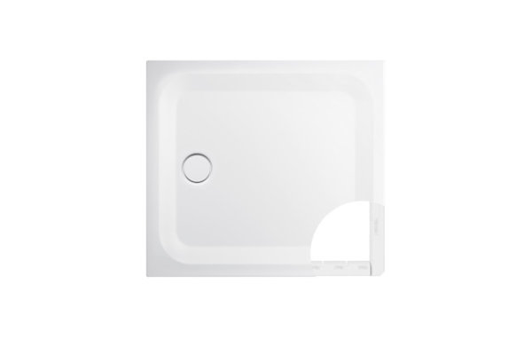 Bild von BetteUltra Rechteck-Duschwanne mit Minimum-Wannenträger, 1000x750x25mm, 1650-440T1, Farbe: Snow (weiß matt)