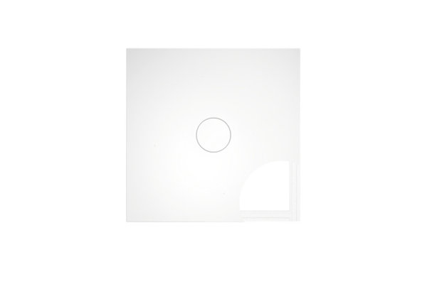 Bild von BetteAir Duschfliese mit Minimum-Wannenträger, 1200x1000mm, 7355-400T2, Farbe: Raven matt