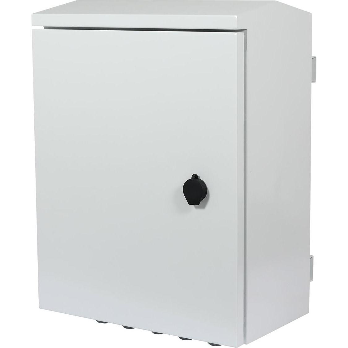 Bild von Allnet DIN-RAIL Wandgehäuse, T220mm, Lichtgrau, IP66, ÜS, 16x M25 ALL-DIN-101-AC (10.80 HE, 19 Zoll Rack), Serverschrank, Grau