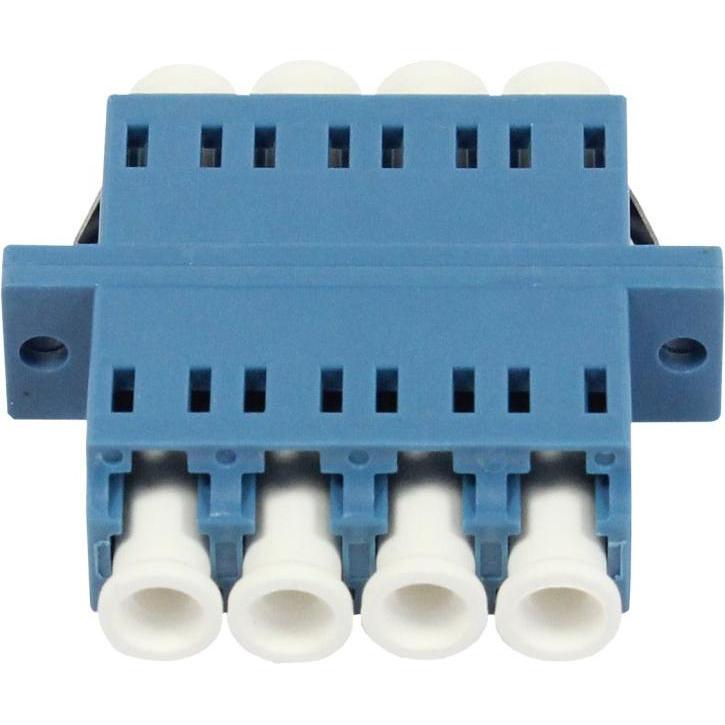 Bild von Synergy 21 LWL-Kupplung,LC-Buchse/LC-Buchse, 9/125u Singlemode OS2, blau, Quad, PVC, mit Flansch (Netzwerk Kupplung), Netzwerk Zubehör